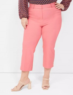 Women Lane Bryant 4-Season Slim Capri Pants Coral | ZMB2857ZH