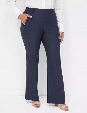 Women Lane Bryant Boot 4-Season Pants Blue | VAF5619BJ