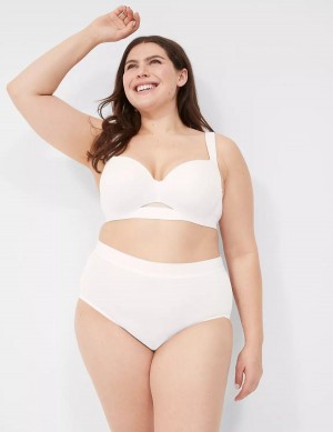 Women Lane Bryant Comfort Bliss Full Briefs White | VUP166OB