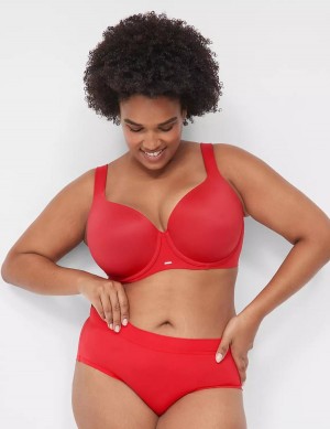 Women Lane Bryant Modern Luxe Lightly Lined Balconette Bra Red | GQZ5045UD