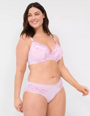 Women Lane Bryant Modern Romance Hipster Panty Purple | PMO1485KU