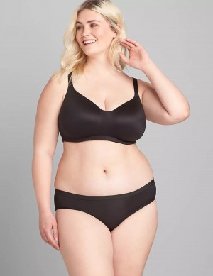 Women Lane Bryant No-Wire Bralettes Black | HVW4990RR