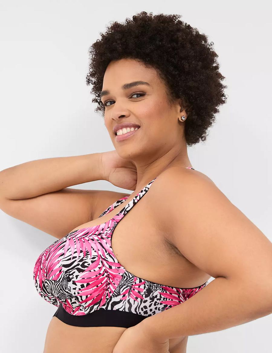 Women Lane Bryant Boost Balconette Bra Pink | LIR947IT