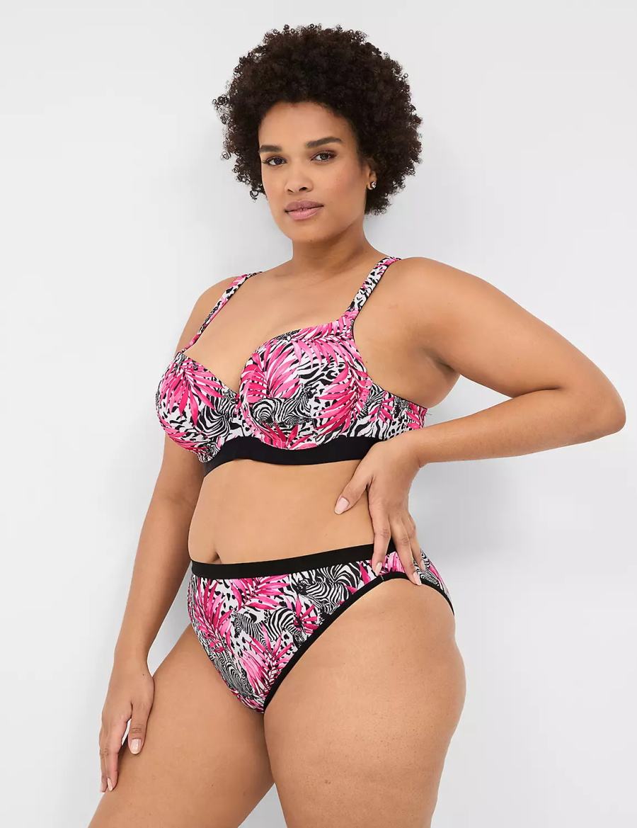 Women Lane Bryant Boost Balconette Bra Pink | LIR947IT