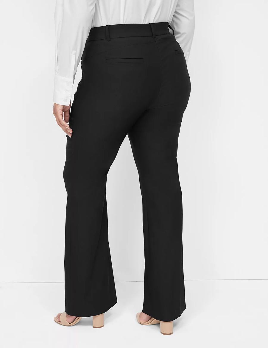 Women Lane Bryant Boot 4-Season Pants Black | KBB8779GB