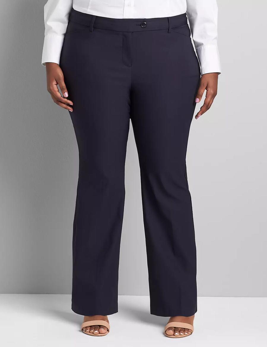 Women Lane Bryant Boot 4-Season Pants Blue | CAI7143SS