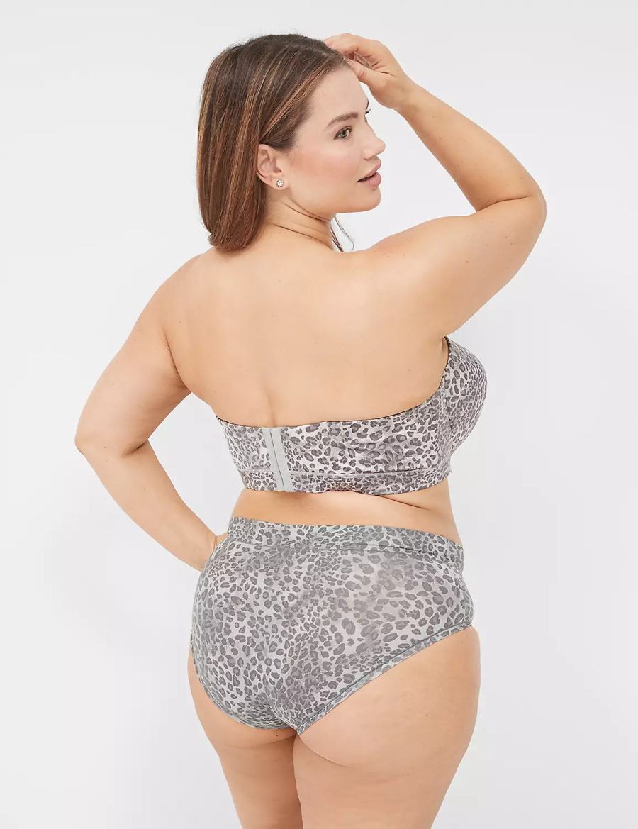 Women Lane Bryant Comfort Bliss Lightly Lined Multi-Way Strapless Bra Black Multicolor | MAU3923ER