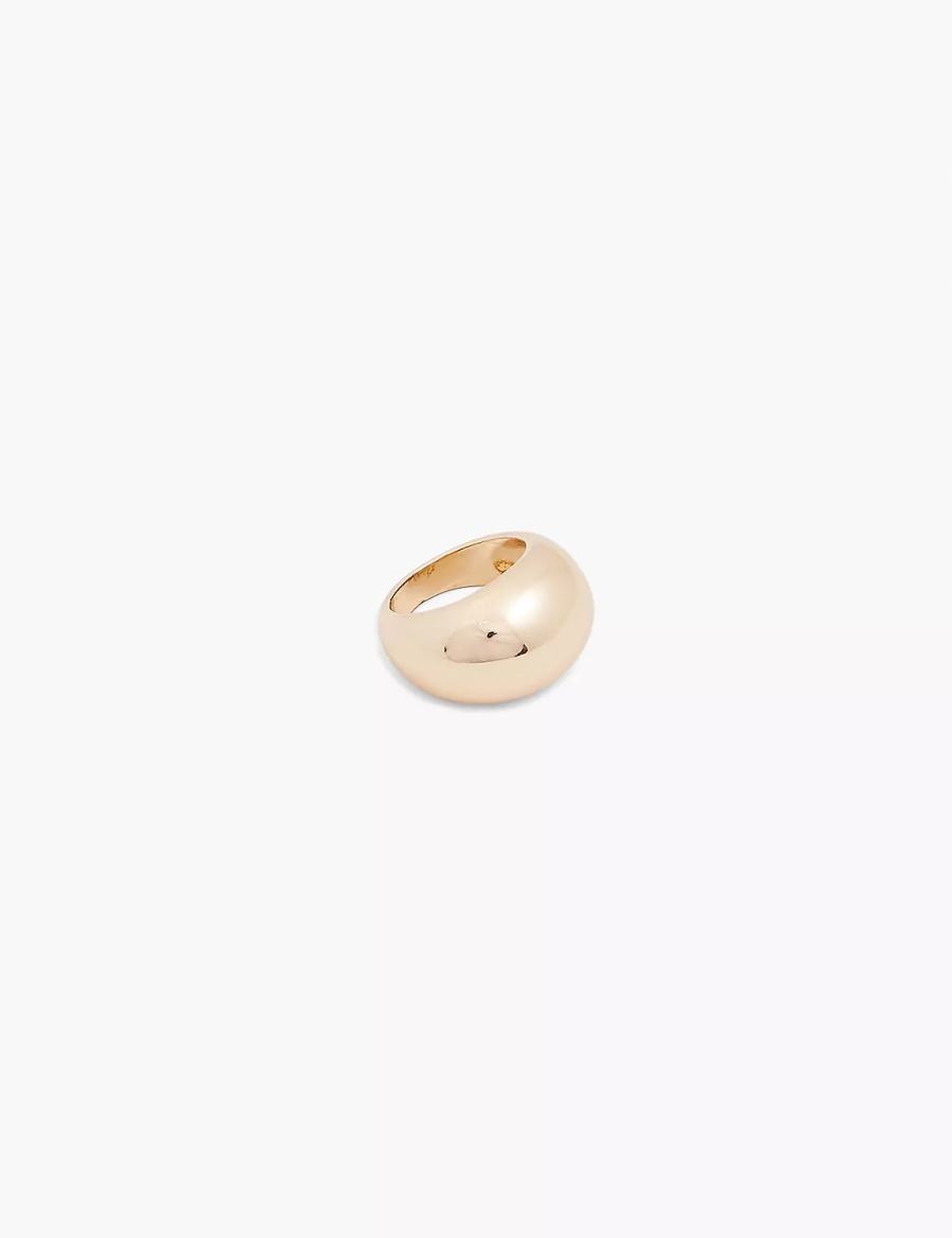 Women Lane Bryant Demi-Fine Dome Rings Gold | PPL1481TX