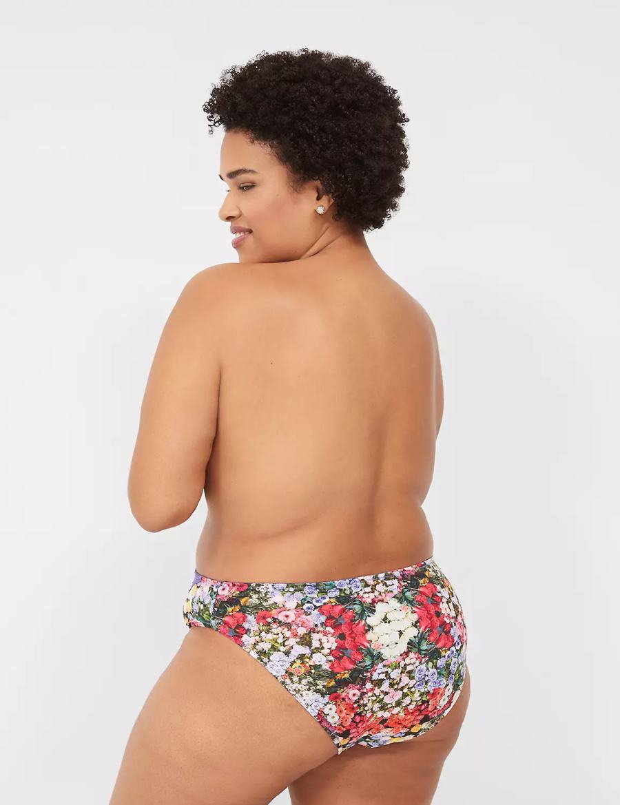 Women Lane Bryant French Briefs Purple Multicolor | UGR32100UK