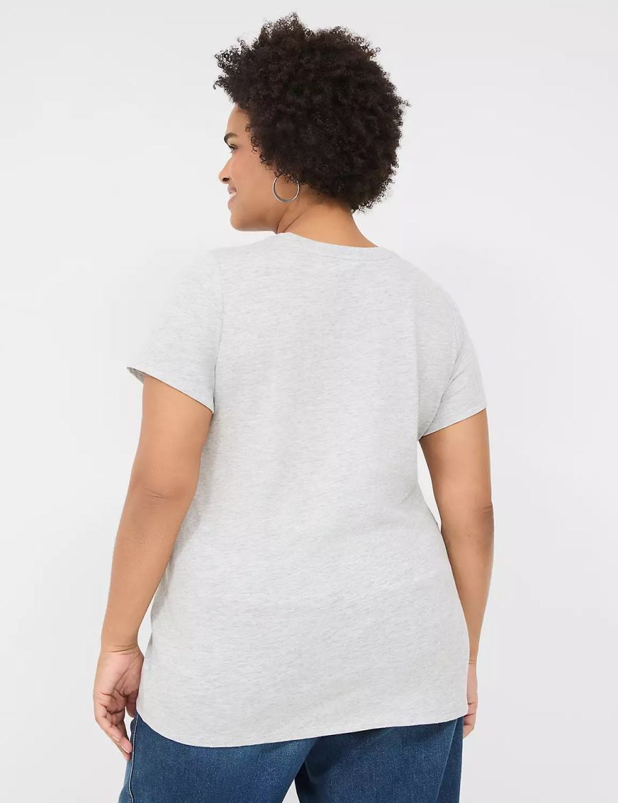 Women Lane Bryant Hakuna Matata Graphic Tee T Shirts Grey | IDM2258XP