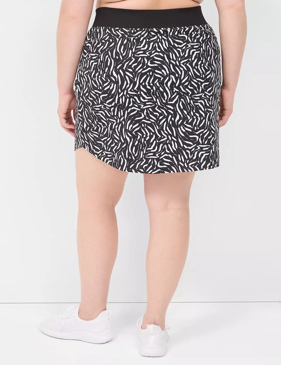 Women Lane Bryant LIVI Knit Shorts Black | LFH1421NZ