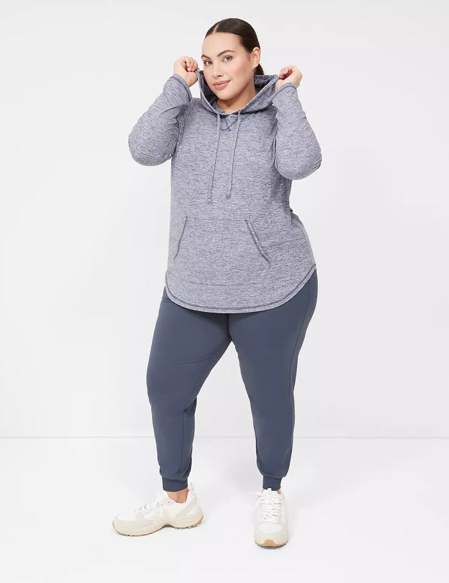 Women Lane Bryant LIVI Long-Sleeve Recycled LIVI Soft Hoodie Navy | YZO9049TT