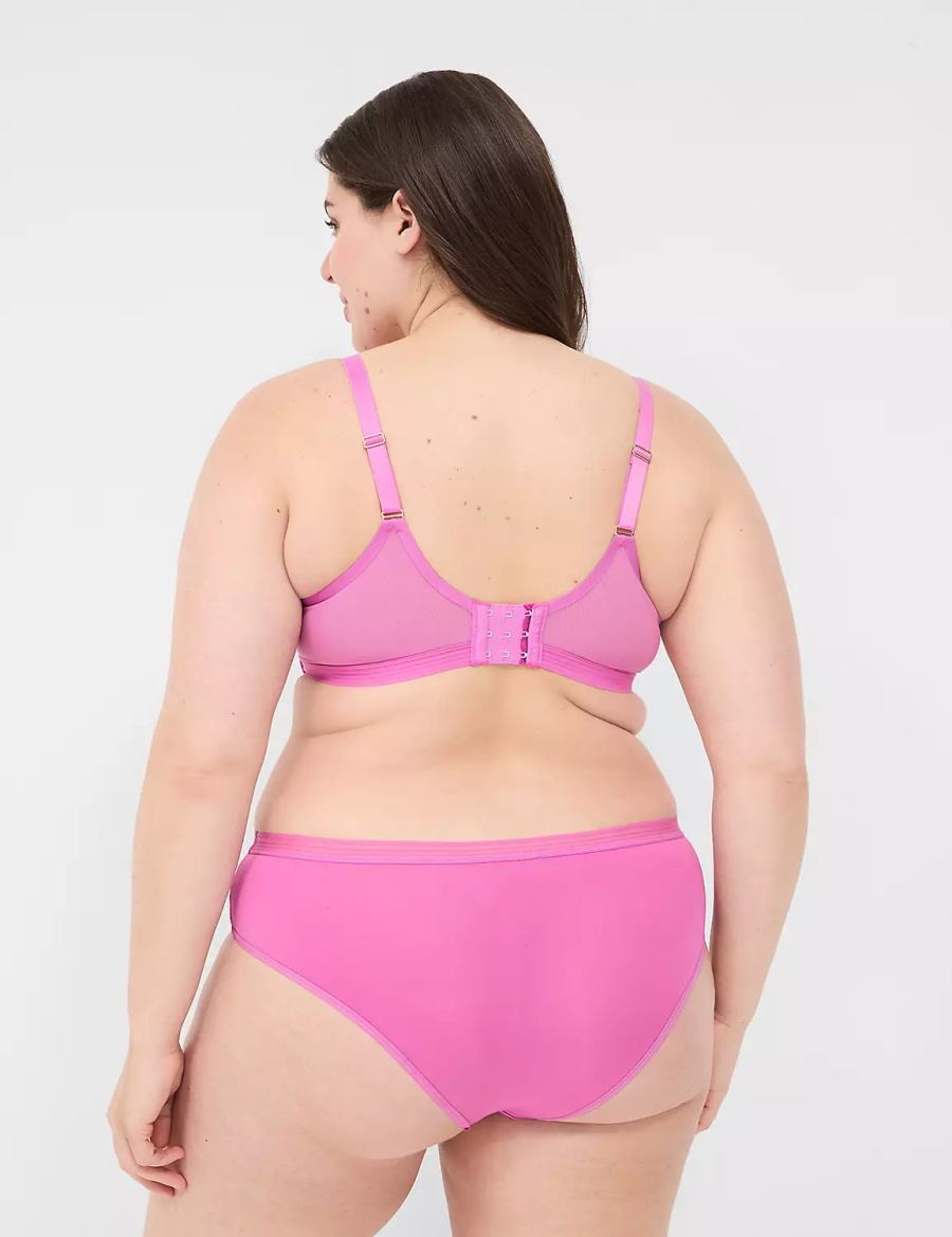 Women Lane Bryant Modern Romance Cheeky Panty Purple | TZP7784BG