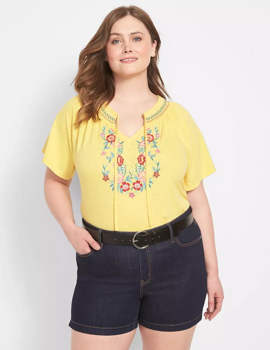 Women Lane Bryant Round Buckle Belts Black | LRZ634GY
