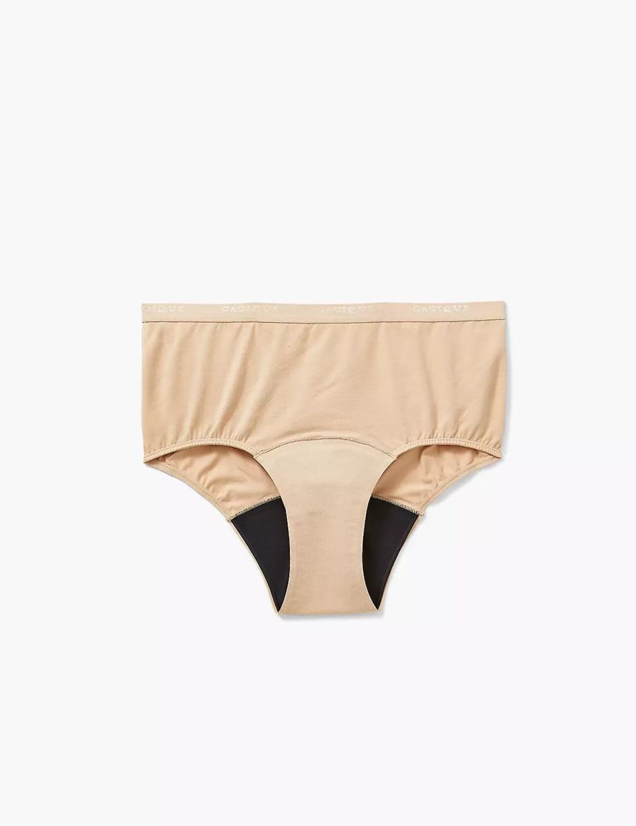 Women Lane Bryant Total Confidence Full Briefs Beige | YSV5099UU