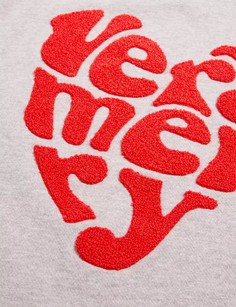 Women Lane Bryant Very Merry Graphic Sweatshirts Grey | NNO8530XJ